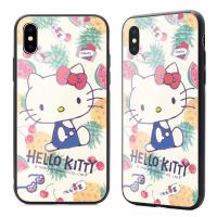 iPhone XR GARMMA kitty/Melody/TwinStars鋼化玻璃殼