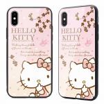 iPhone Xs GARMMA kitty/Melody/TwinStars鋼化玻璃殼