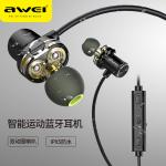 【AWEI】X650BL 雙動圈防水防汗運動藍牙耳機