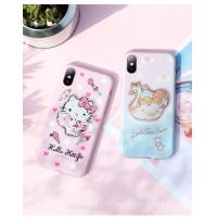 iPhone XR Hello Kitty正版授權 流沙氣泡減壓軟殼