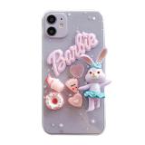 iPhone8 滴膠立體達菲熊/芭蕾兔保護殼