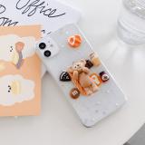 iPhone 11 滴膠立體達菲熊/芭蕾兔保護殼