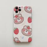 iPhone8 磨砂IMD系列草莓熊(含膜)保護殼