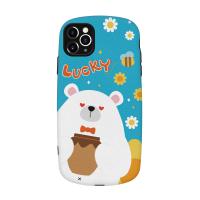 i8 plus  Lucky熊/Honey熊(R7R8款)貼皮保護殼