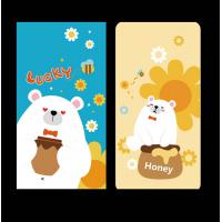iPhone 11 Pro Max Lucky熊/Honey熊(R7R8款)貼皮保護殼