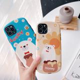 iPhone Xs Lucky熊/Honey熊(R7R8款)貼皮保護殼