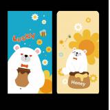 iPhone 11 Pro Max Lucky熊/Honey熊(R7R8款)貼皮保護殼