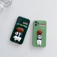 iPhone 11 Pro 正版授權 咱們裸熊(WE04WE05款)液態立體公仔保護殼
