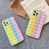 iPhone 11 彩虹愛心減壓硅膠保護殼