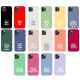 iPhone Xs 純色全包液態硅膠保護殼