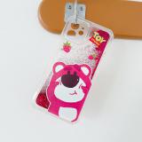 iPhone 11 Pro 草莓熊冰塊流沙保護殼