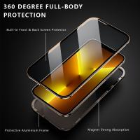 iPhone 13 Pro 高清萬磁王雙面玻璃保護殼(RJ-03)