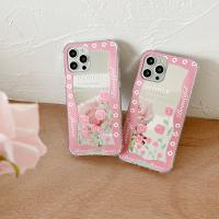iPhone 12 Pro 鏡面粉玫瑰保護殼
