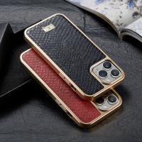 iPhone 11 Pro Max【菲爾尚恩】蛇紋電鍍後蓋保護殼