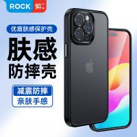 iPhone 15 Pro Max【ROCK】優盾膚感精孔保護殼