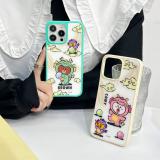 iPhone 15 Pro【LINE正版】雙龍戲珠AG磨砂玻璃殼(0044款)